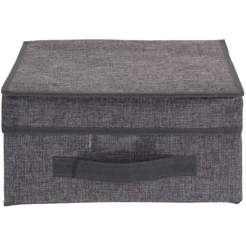 Składany pojemnik tekstylny z pokrywą 31x28x15 cm Oferta limitowana