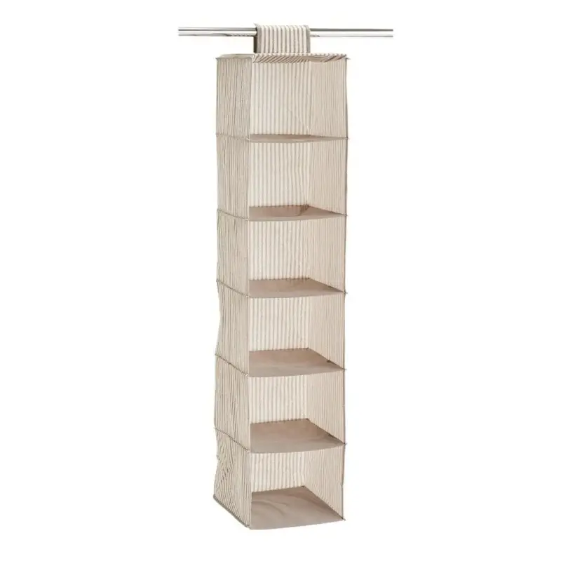 Niska cena Organizer na ubrania z 6 przegródkami, 129 x 30 x 30 cm, STRIPES