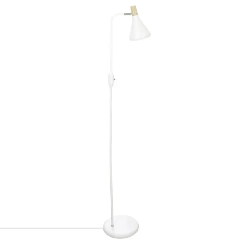 Lampa podłogowa z metalu, designerska lampa, lampa dekoracyjna, lampa z metalu, lampy stylowe stojące, metalowa lampa, biała lampa Popularny