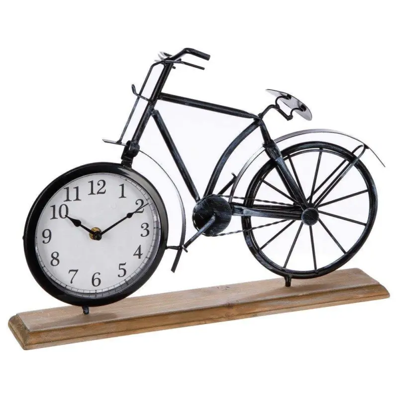 Zegar dekoracyjny w ramie z roweru, 42 cm Popularny