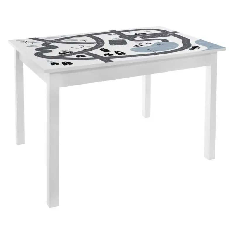 Stolik dla dziecka drewniany z nadrukiem 55 x 77 cm Cena promocyjna