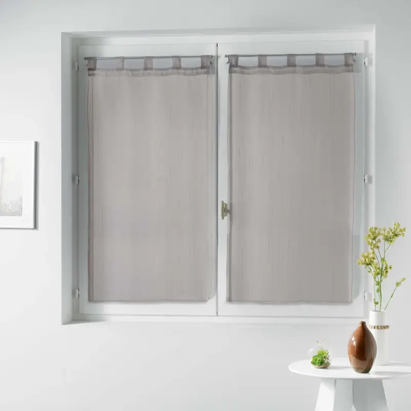 Zasłony na przelotkach VOILE, 60 x 160 cm, komplet Nowy