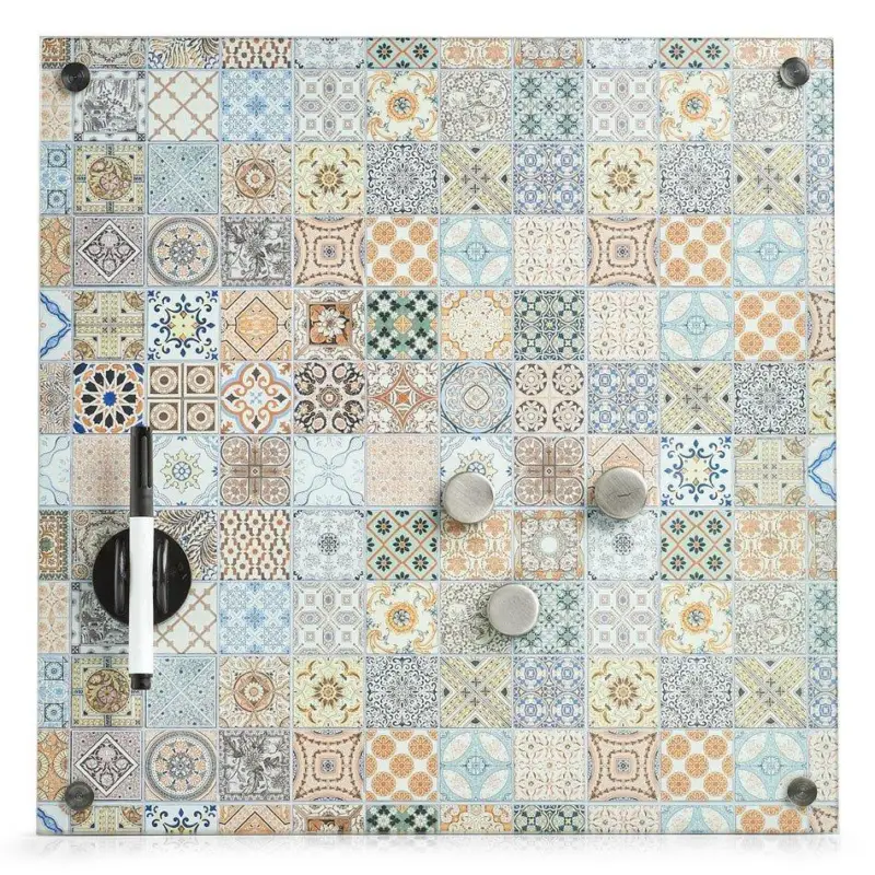 Darmowy zwrot Tablica magnetyczna memo MOSAIC, 40 x 40 cm, ZELLER