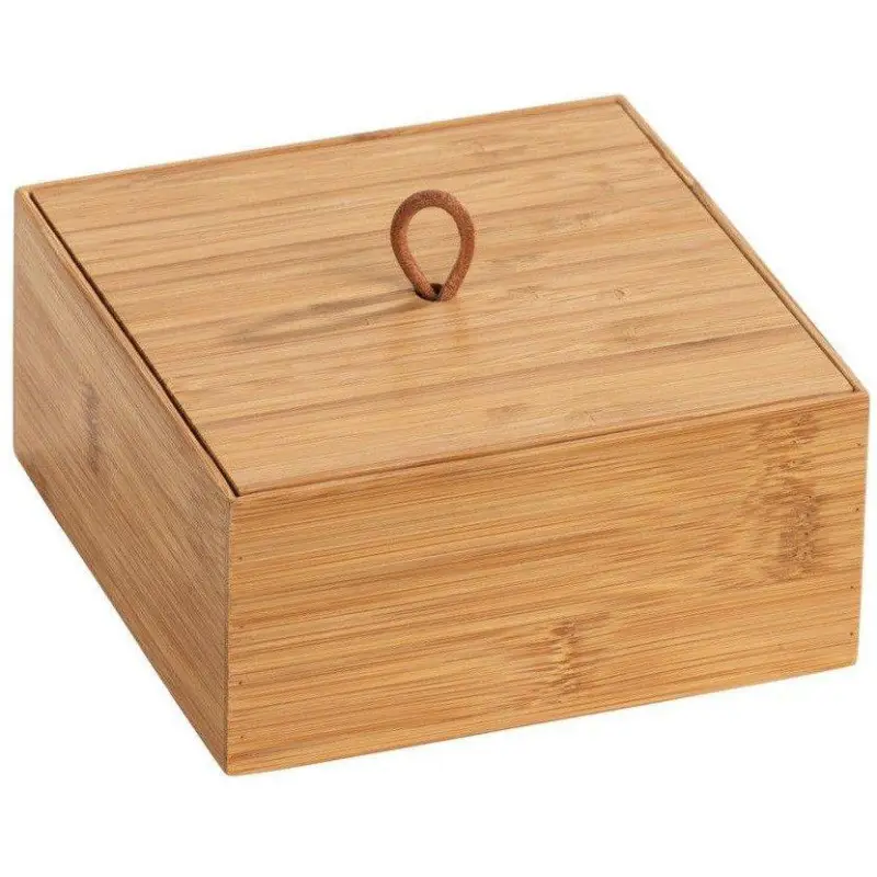 Organizer łazienkowy TERRA, bambus, 15 x 15 cm, WENKO Tylko dziś