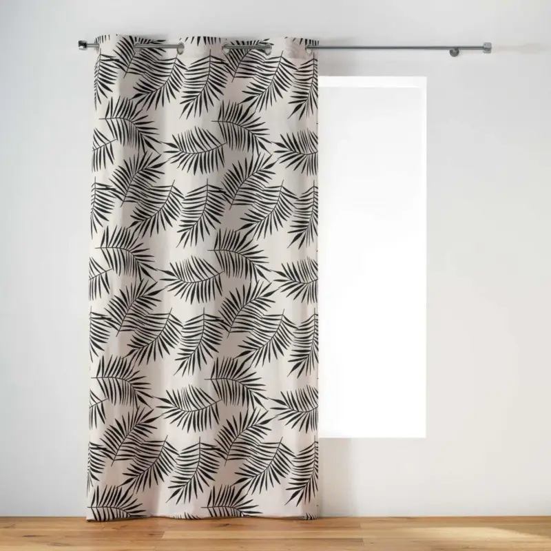 Zasłona okienna NING, 140 x 240 cm, w liście Super okazja