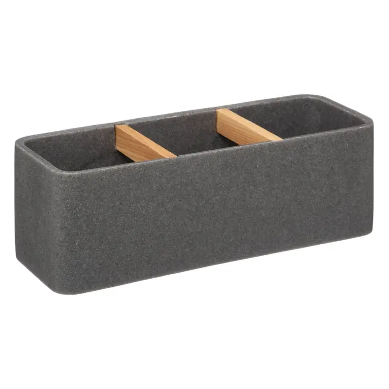 Nowy Organizer na sztućce z imitacji kamienia, 27 x 9,5 cm
