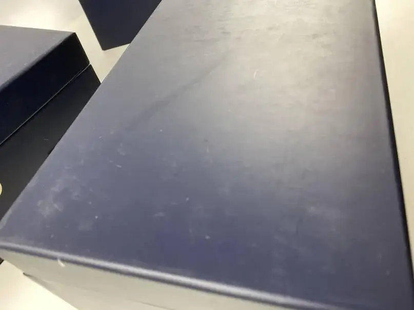 Ostatnia szansa OUTLET Szkatułki papierowe, żółta i niebieska
