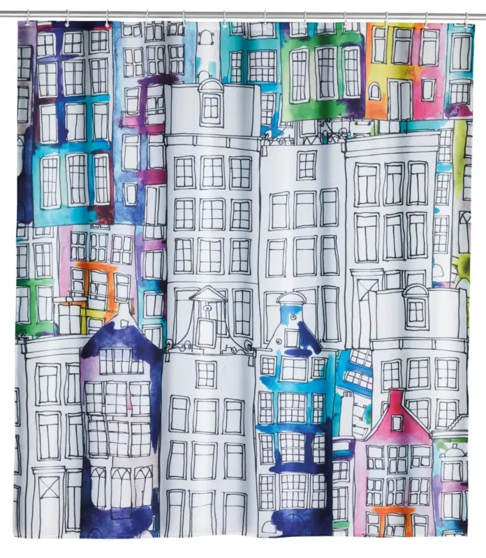Zasłona prysznicowa SUNNY CITY, 180 x 200 cm, poliestrowa, WENKO Tylko dziś