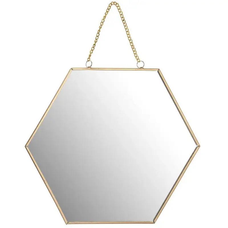 Bestseller LUSTRO ścienne sześciokąt, szerokość 20 cm