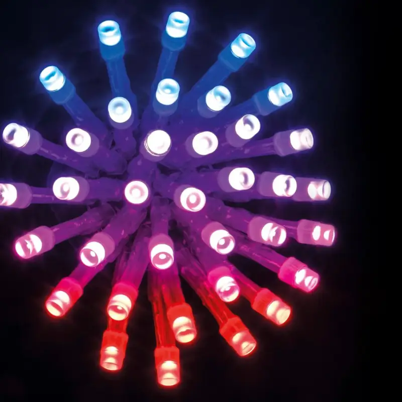 Do wyczerpania zapasów Lampki zewnętrzne wielokolorowe, 100 LED