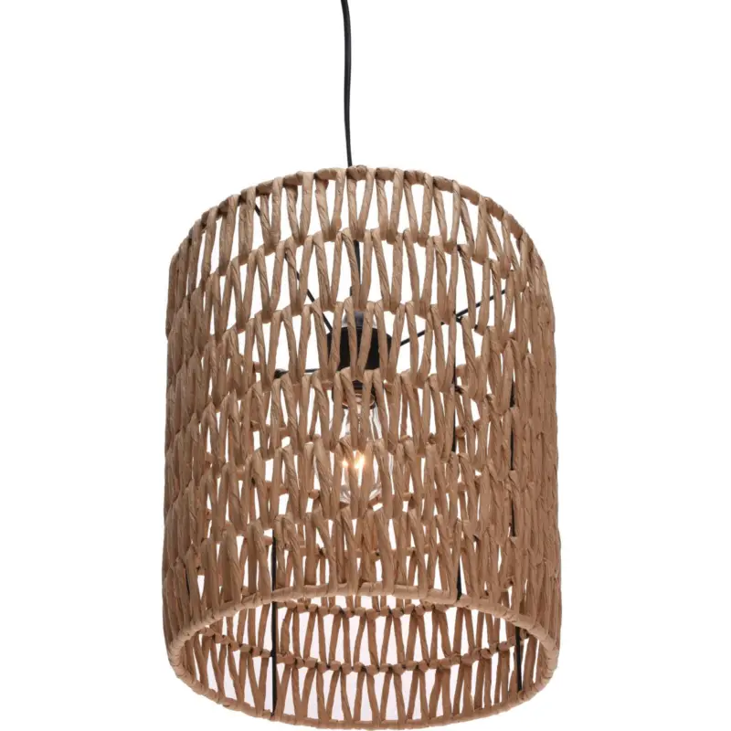 Lampa wisząca z plecionym kloszem, Ø 28 cm Wyprzedaż