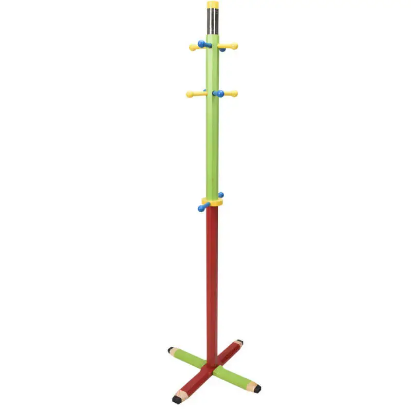 Dostępne od ręki Wieszak stojący do pokoju dziecięcego Wesołe Ołówki, 123,5 cm