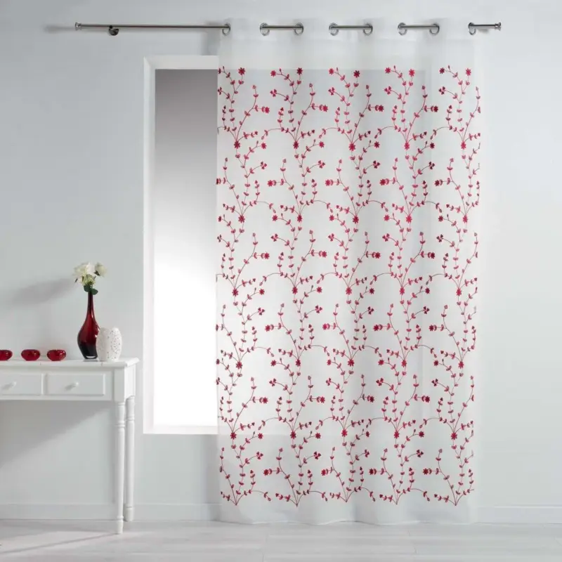 OUTLET Firana okienna na przelotkach PETIT FLEUR, 140 x 240 cm Szybka wysyłka