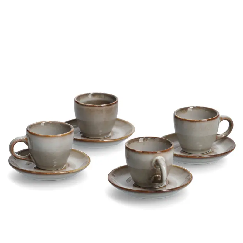 Darmowy zwrot Filiżanki do espresso, 4 sztuki, ZELLER