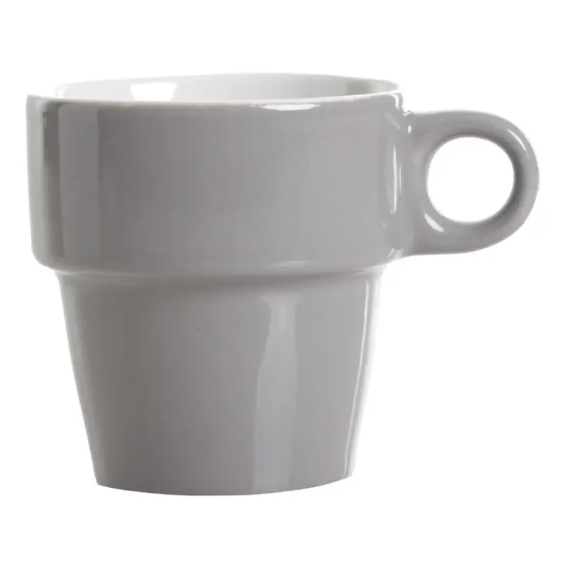 OUTLET Zestaw 6 filiżanek + metalowy stojak Ostatnia szansa