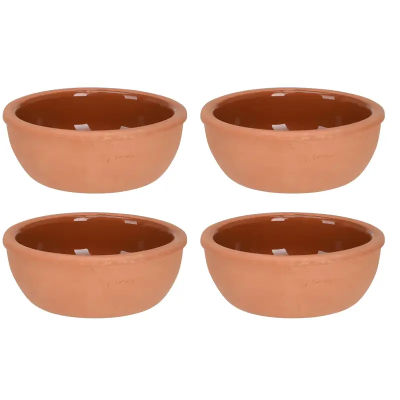Tylko do końca tygodnia Kokilki do zapiekania, terakota, 150 ml, 4 sztuki, Ø 10 cm