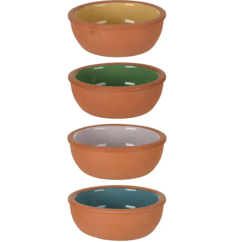 Oferta czasowa Kokilki do zapiekania, terakota, kolorowe, 150 ml, 4 sztuki