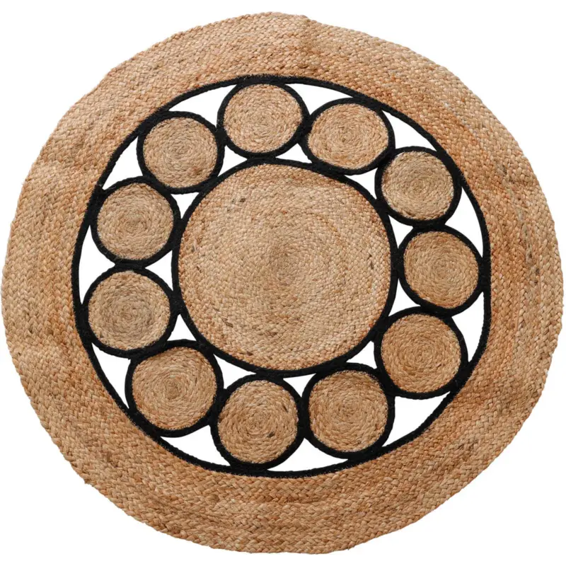 Dywan boho z juty, okrągły, Ø 90 cm Hit sprzedaży
