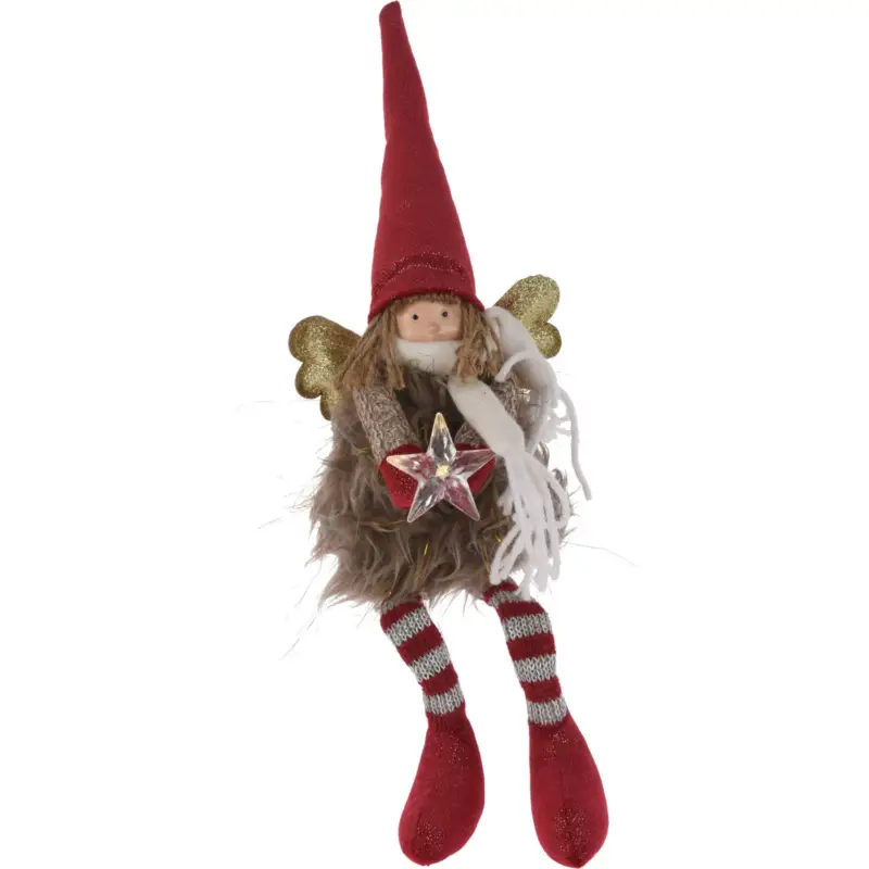 Figurka Aniołek trzymający gwiazdę LED, 37 cm Wyjątkowa oferta
