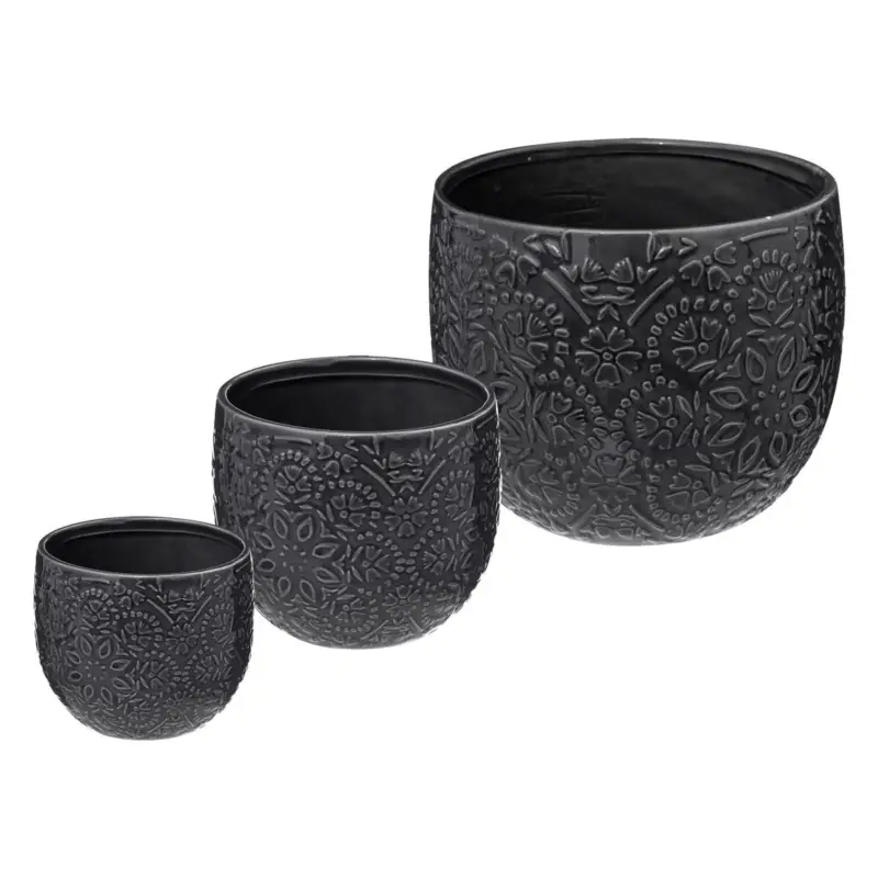Ceramiczne doniczki dekoracyjne, 3 rozmiary Oferta limitowana