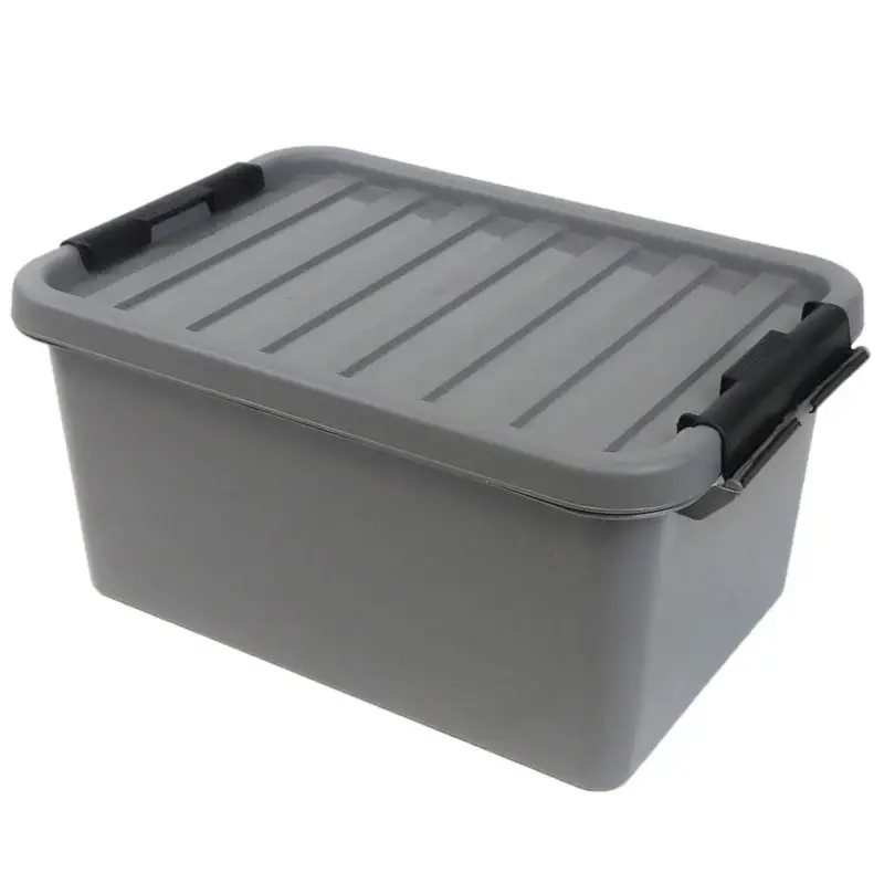 Wyjątkowa oferta Pudełko do przechowywania z przykrywką, 8l, plastik z recyklingu