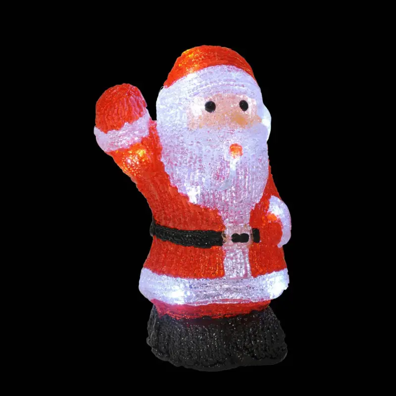 Dekoracja świetlna wewnętrzna Święty Mikołaj, wys. 26cm Szybka dostawa