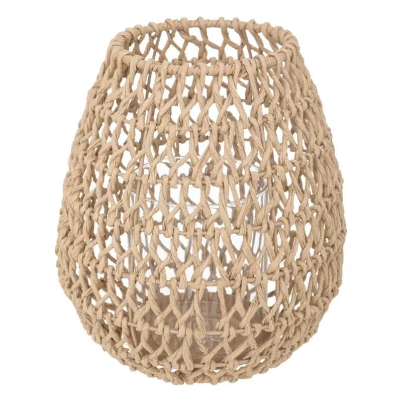 Niska cena Lampion rattanowy Etel, wys. 23 cm