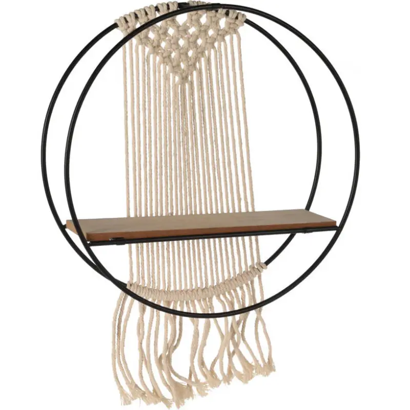 Kup online Okrągła półka ścienna, makrama, Ø 40 cm