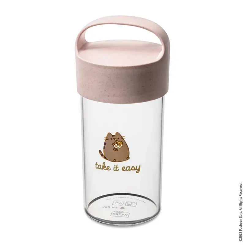 Butelka na wodę BUDDY DRINK, KOTEK PUSHEEN TAKI IT EASY, 500 ml, KOZIOL Hit cenowy