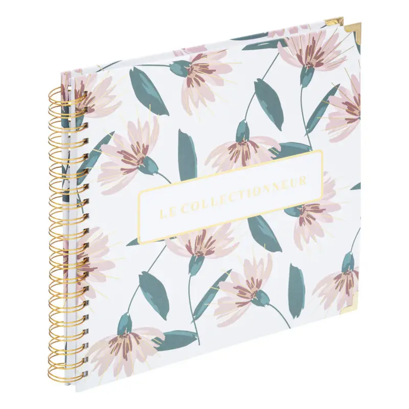 Oferta limitowana Album na spirali, na 300 zdjęć, okładka w kwiaty