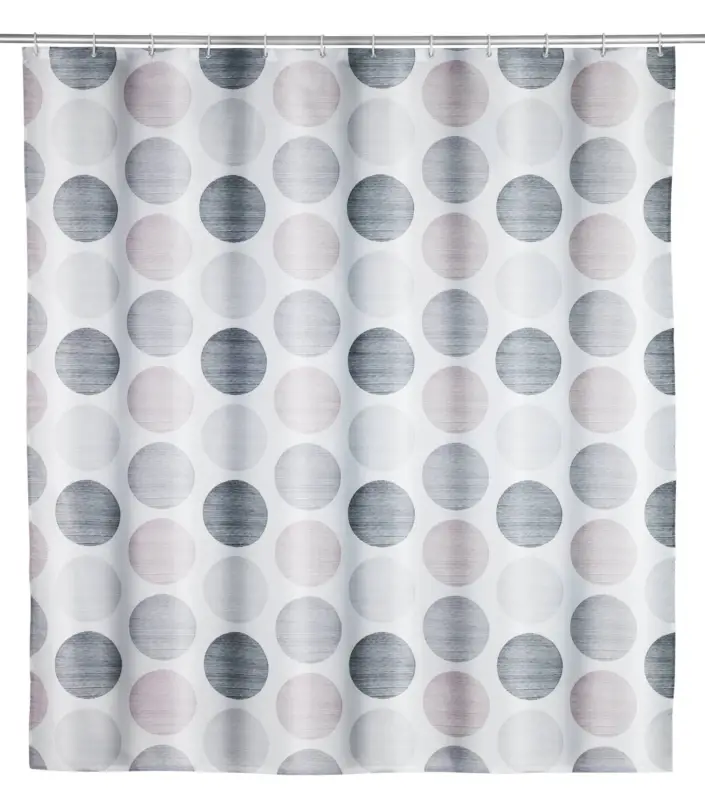 Zasłona prysznicowa Pastel Dots, 180 x 200 cm, WENKO Taniej