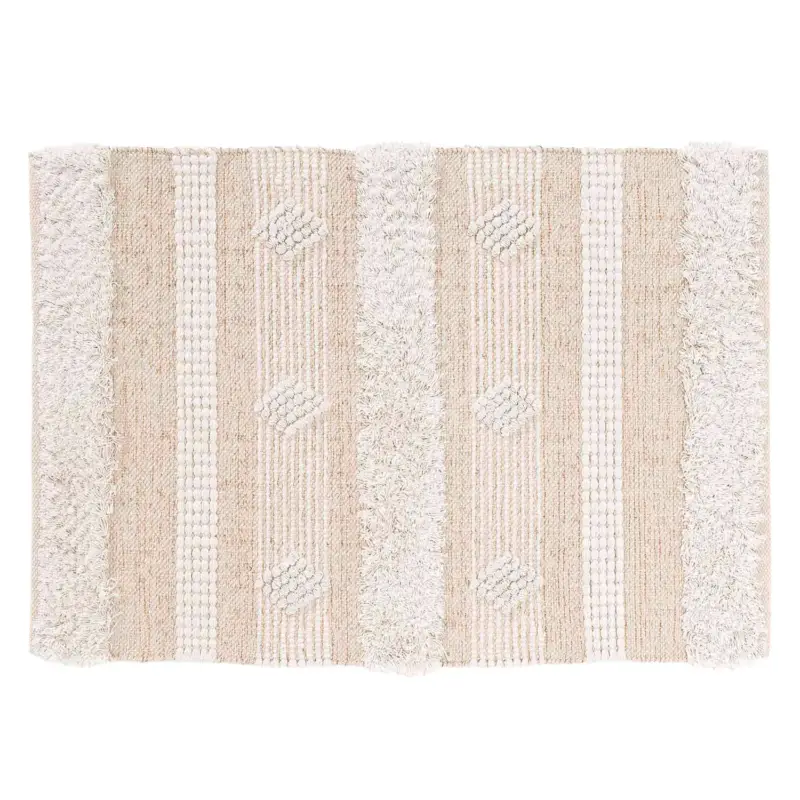 Dywanik boho beżowy ATHOS, 60 x 90 cm Do wyczerpania zapasów