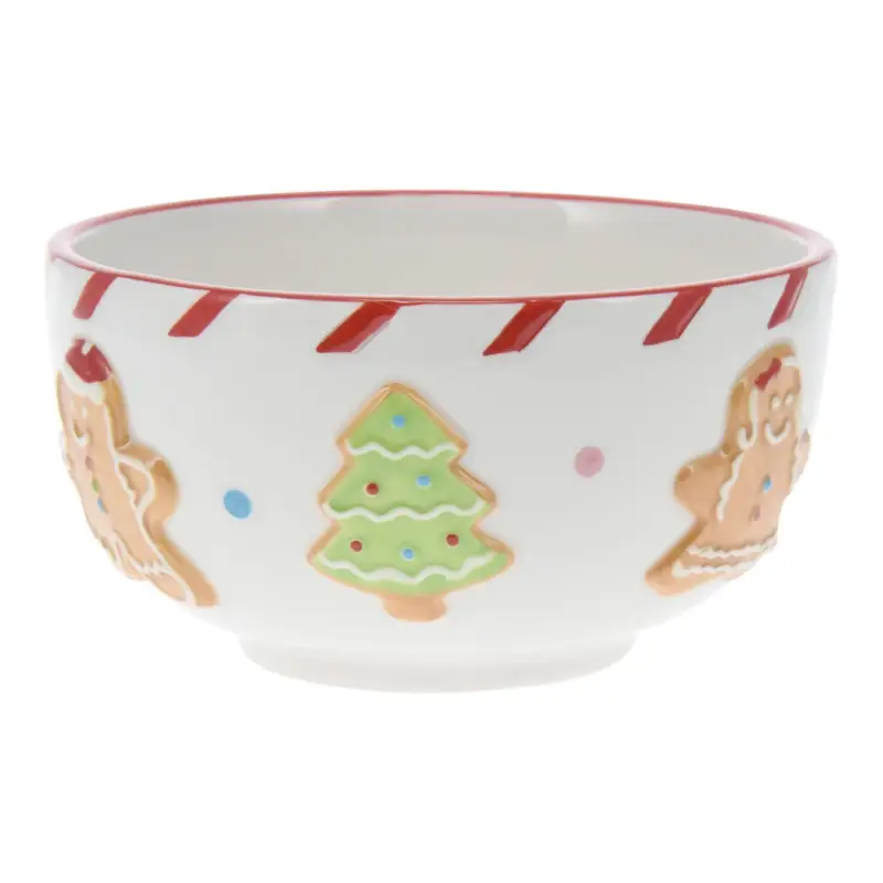 Bezpieczna płatność Świąteczna miseczka, 12 cm, GINGERBREAD