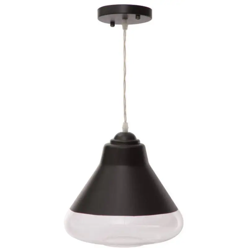 Super okazja Lampa wisząca, czarna, Ø 25 cm