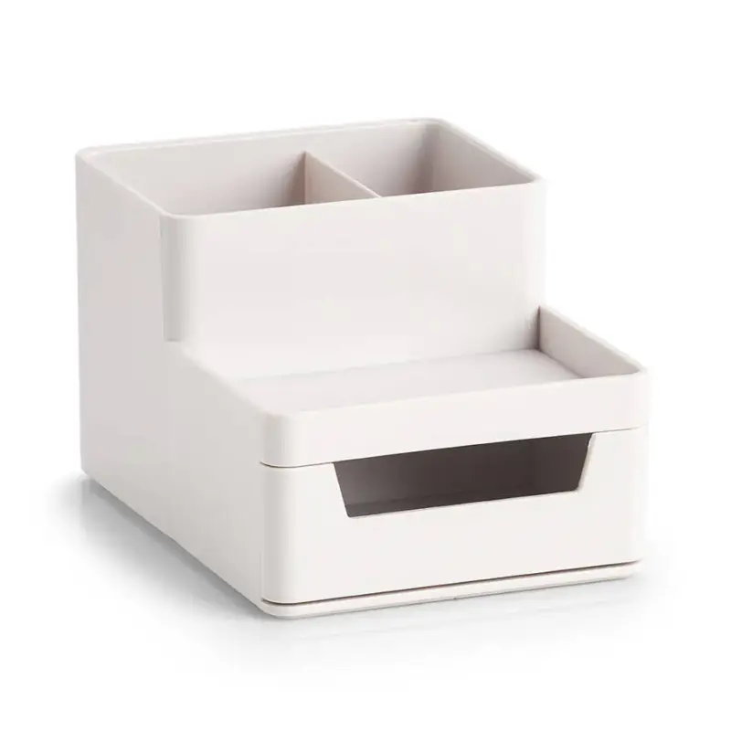 Dodaj do koszyka Organizer na biurko z plastiku, 11,2 x 15,5 x 9,5 cm