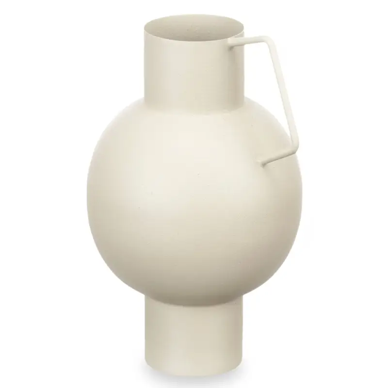 Darmowa dostawa Wazon metalowy w pastelowym kolorze, wys. 23 cm