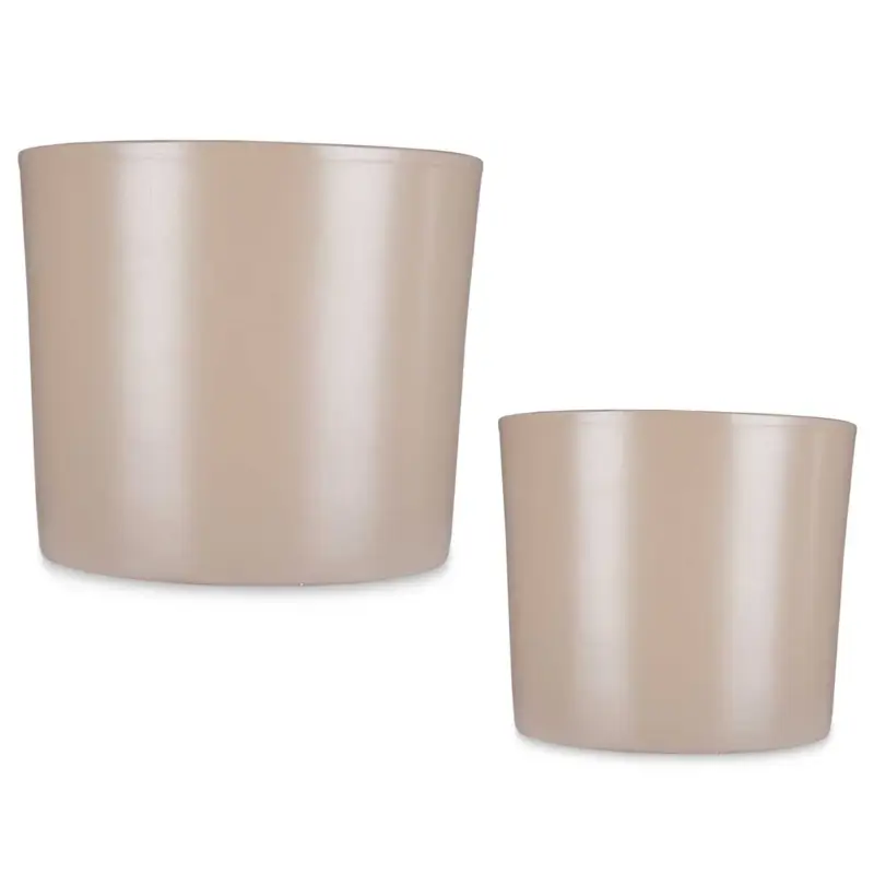 Nowość Doniczki ceramiczne MINIMAL, 2 sztuki, Ø 22 cm i Ø 27 cm