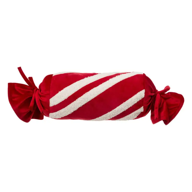 Obniżka ceny Poduszka podłużna, cukierek na choinkę, CANDY, 14 x 30 cm