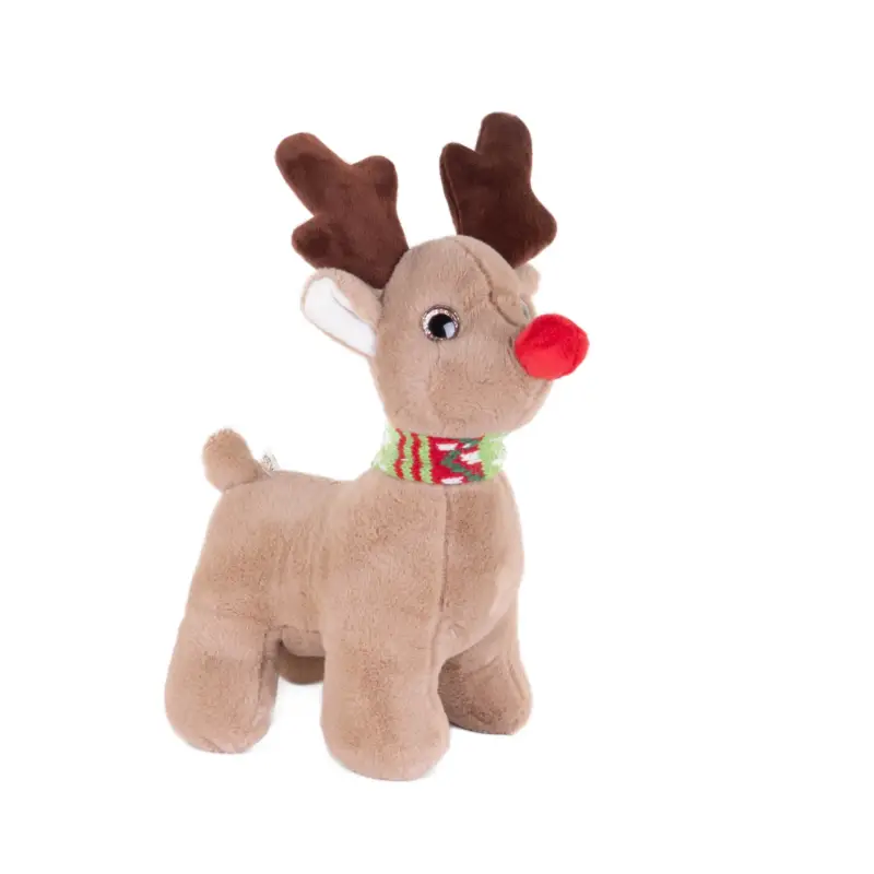 Cena promocyjna Czerwononosy renifer pluszowy, 28 cm