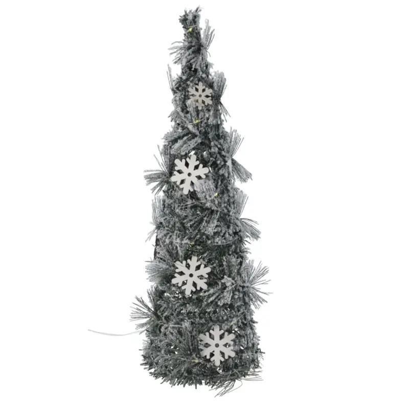 Promocja Dekoracja sztuczna choinka stożek z LED, 40 cm