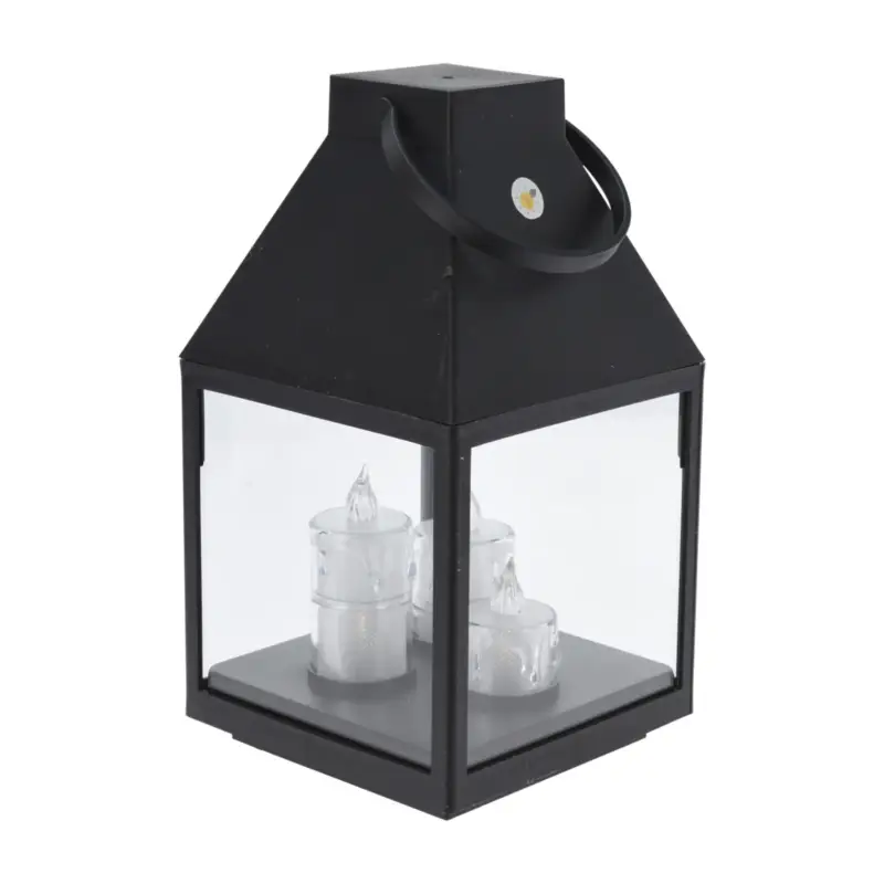 Najlepsza cena Latarenka z trzema świecami LED, 25 cm