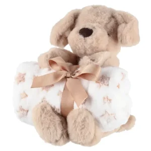Bestseller Polarowy koc z maskotką, 75 x 100 cm
