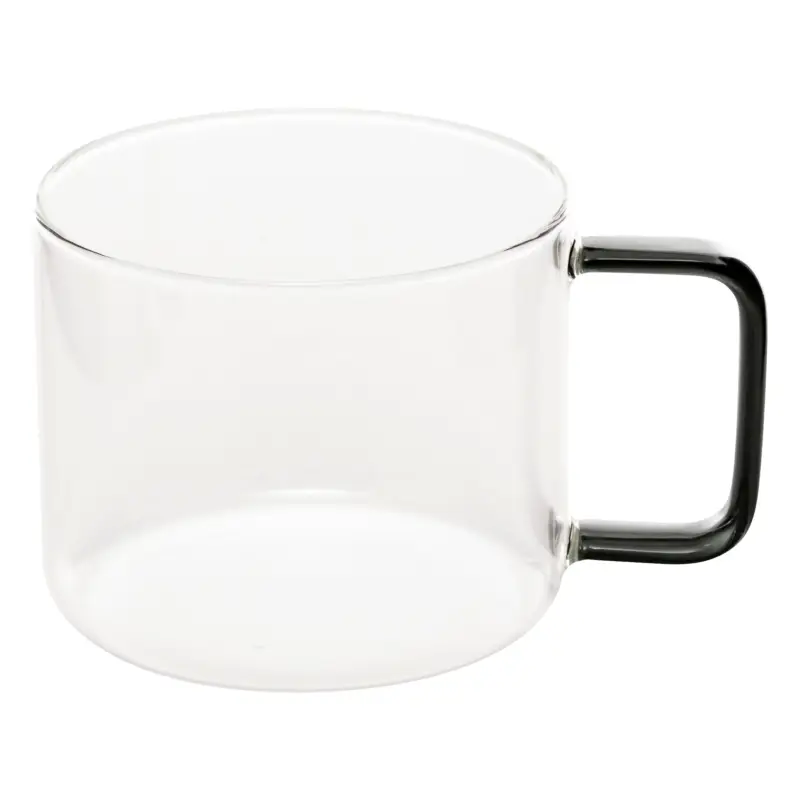 Nie przegap Szklany kubek z barwionym uszkiem, 500 ml