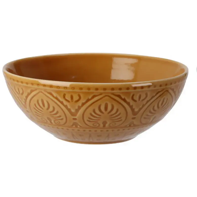 Ostatnia szansa Ceramiczna miseczka ze żłobionym wzorem, 650 ml
