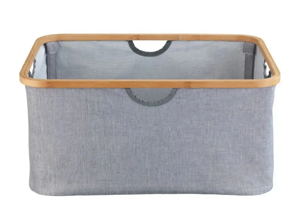Wybór klientów OUTLET Kosz do przechowywania BAHARI BAMBOO z uchwytami, WENKO