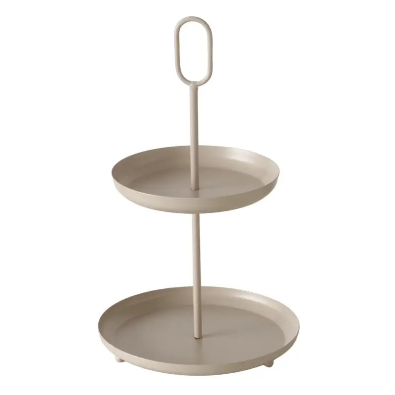 Obniżka ceny Patera na ciasto GOGO, metalowa, wys. 34 cm