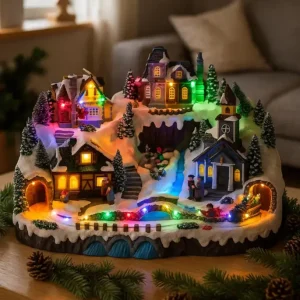 Dekoracja świąteczna LED z animacją,46 x 32 x 32 cm Bestseller