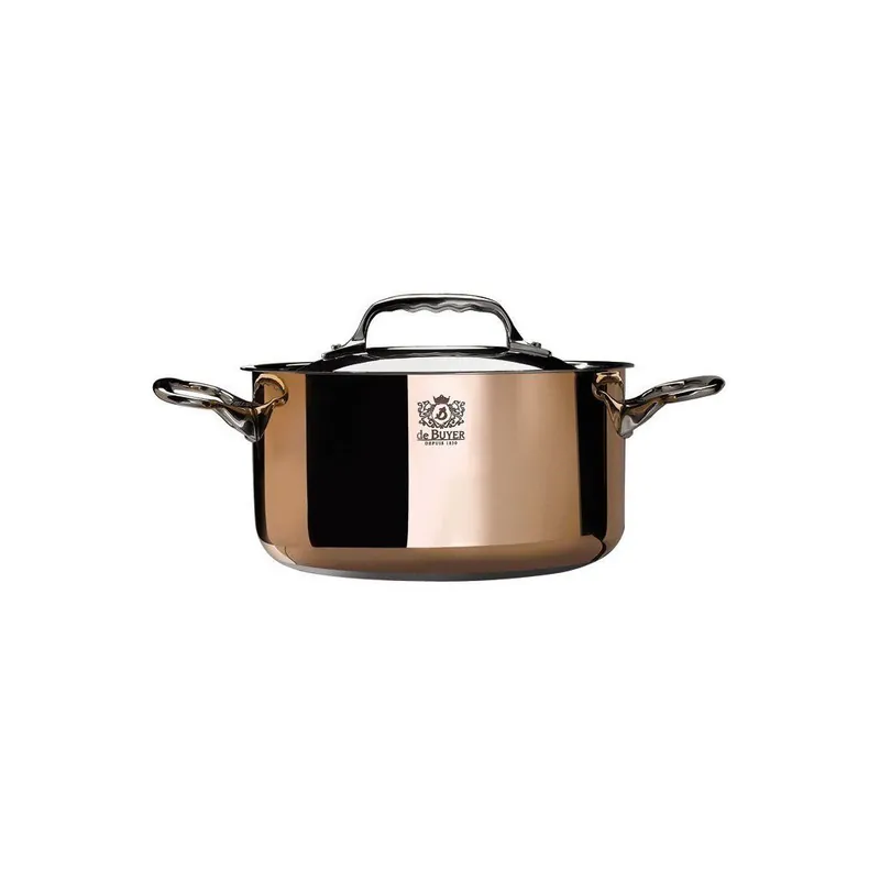Sprawdź teraz Garnek PRIMA MATERA 24 cm, 5,7 l, na indukcję, miedź, de Buyer