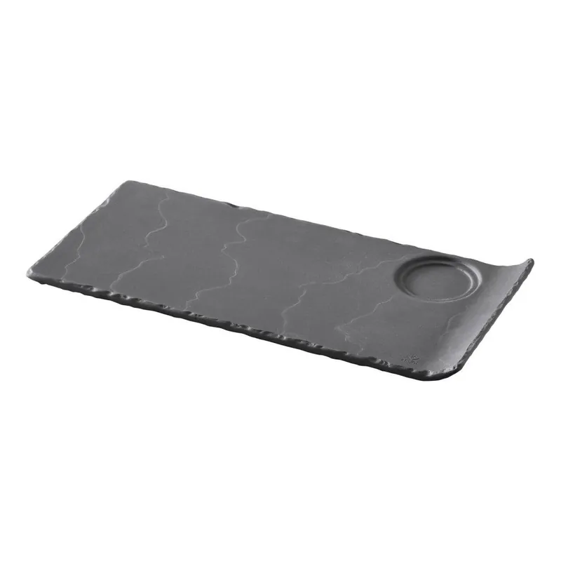 Darmowy zwrot Półmisek BASALT 29 x 13,4 cm, efekt łupka, ceramika, REVOL