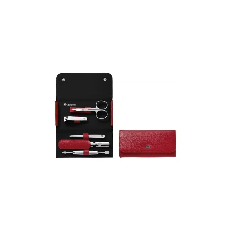 Ostatnia szansa Zestaw do manicure BT CLASSIC INOX, 5 el., czerwony, Zwilling